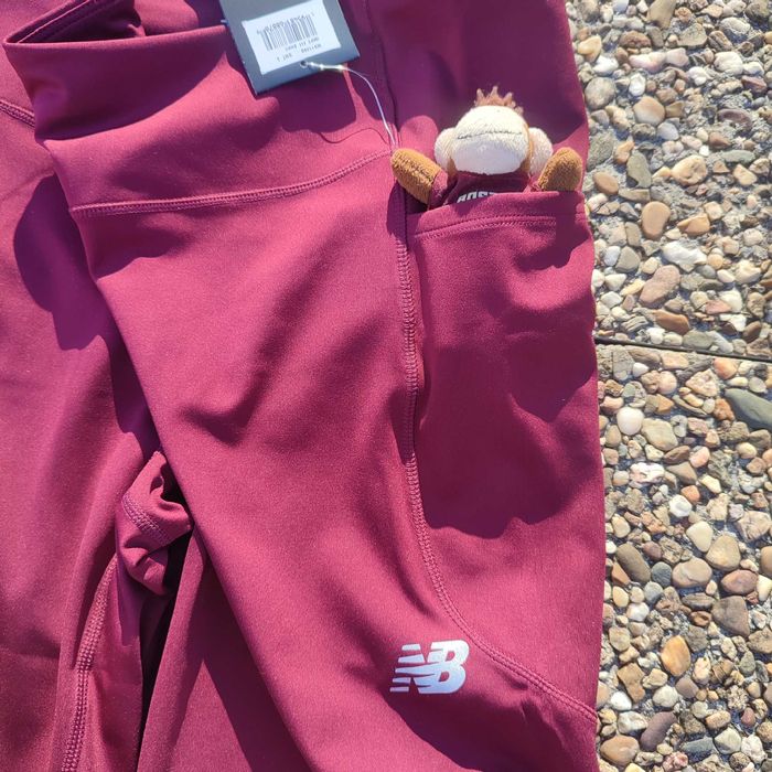 Promoção New Balance Calções Desportivo Femininos Bordeaux Respirável