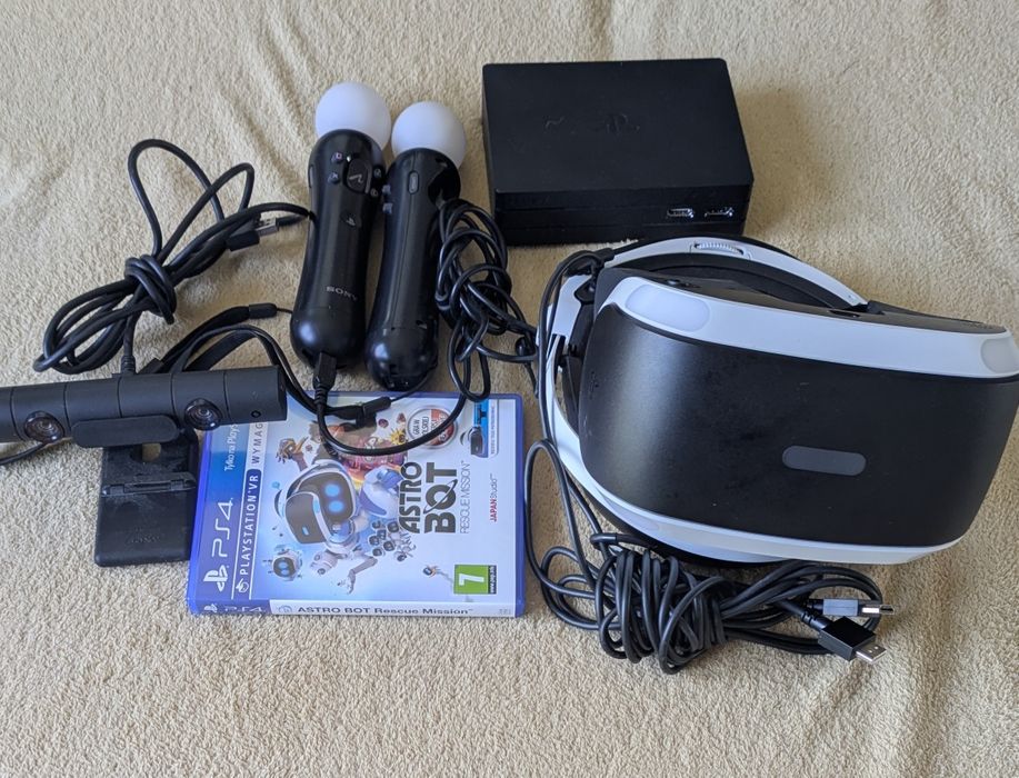 Zestaw VR gogle play station 4