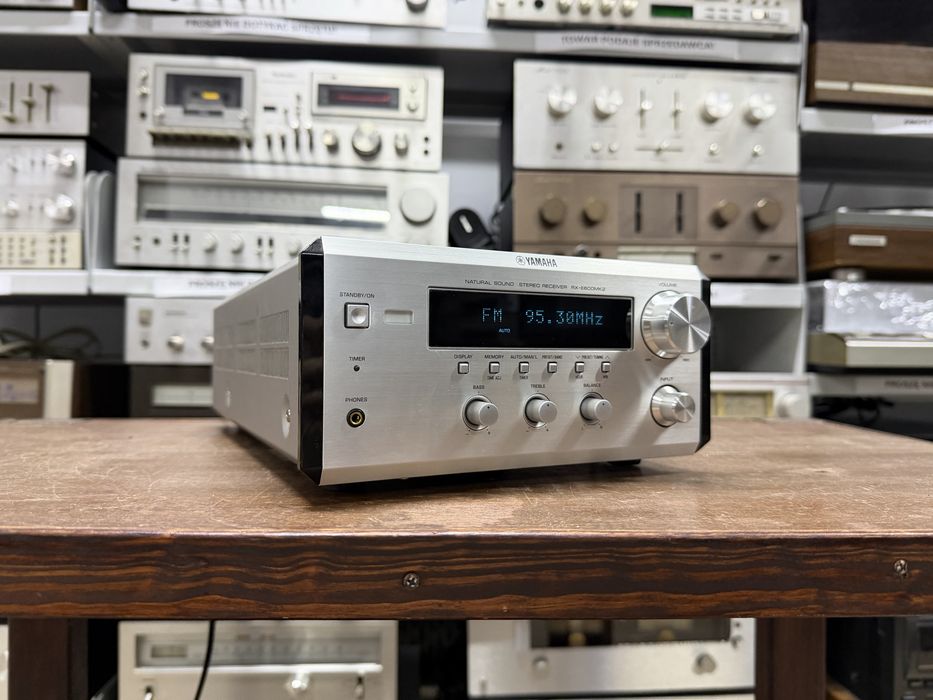 ‼️ Yamaha RX-E600 Mk II – Kompaktowy Amplituner Stereo Hi-Fi z Naturalnym Brzmieniem i Pilotem | Audio Room
