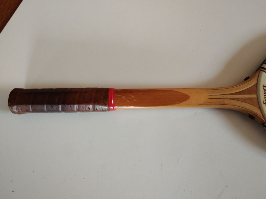 Rakieta tenisowa drewniana Dunlop stara