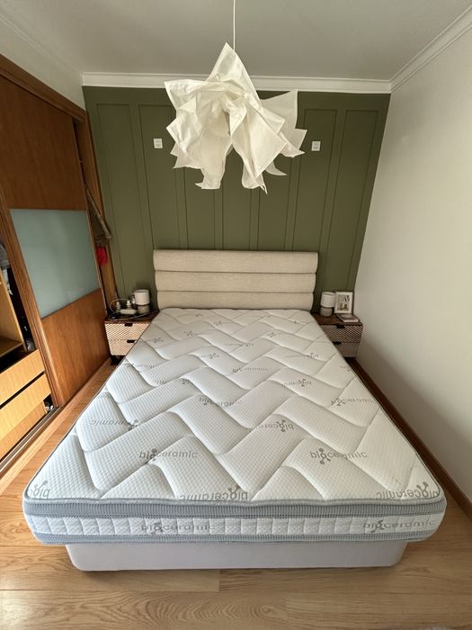 Colchão Lusocolchão BioCeramic 200x160 Molas Ensacadas