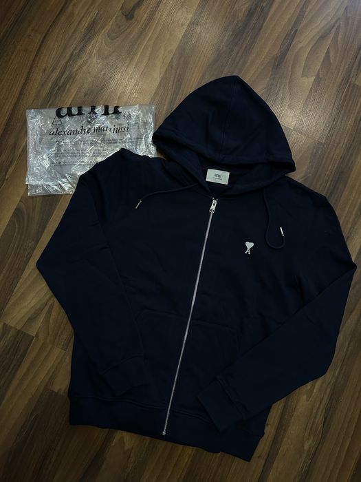 Ami Paris Royal Blue Zip Hoodie: 9 490 грн. - Худи Киев на Olx