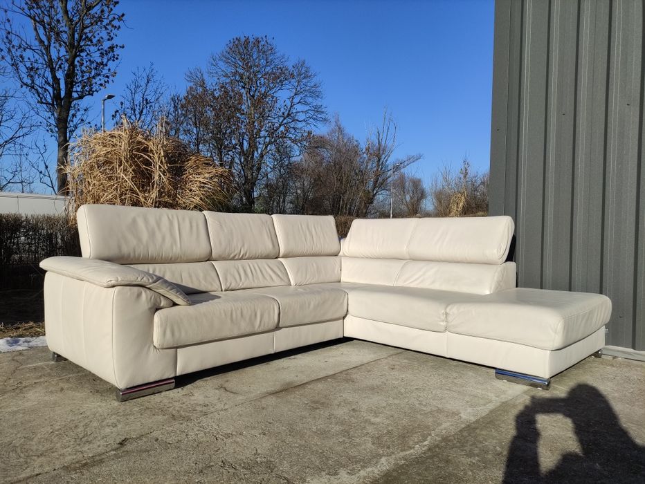 Skórzany narożnik/ rogówka/wypoczynek-skóra naturalna! Ewald Schillig