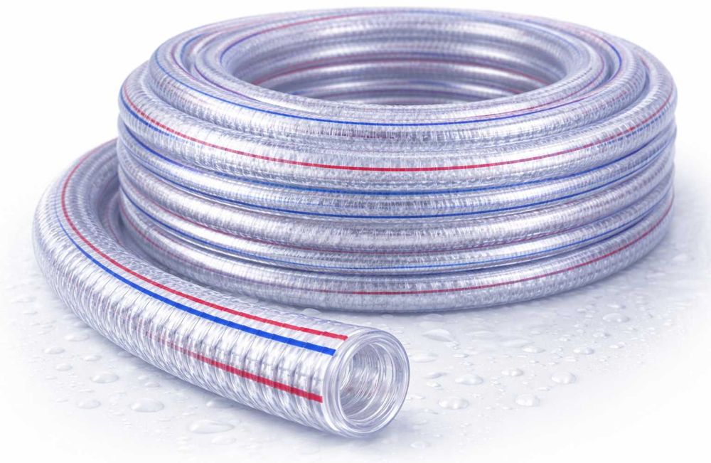 WĄŻ zasysający zbrojony do wody 1" 100M 2mm KD796