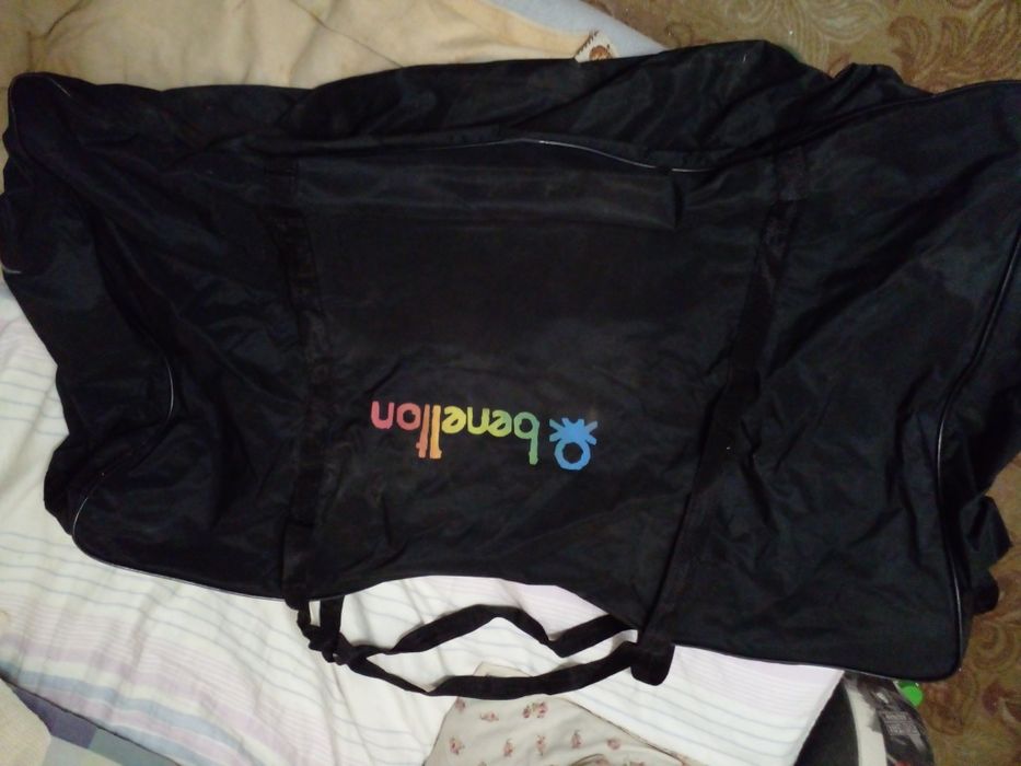 Винтажная итальянская сумка -баул на колесиках