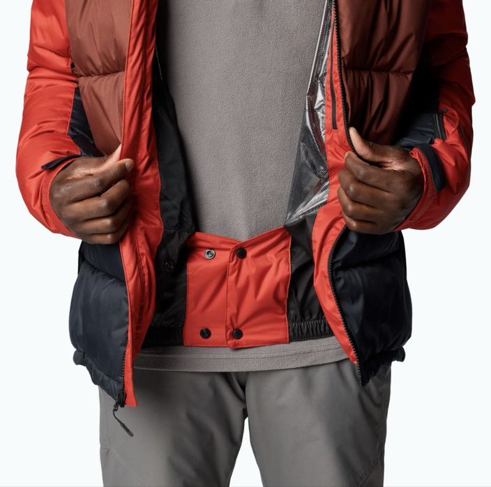 Чоловіча гірськолижна зимова куртка Columbia (червоний, синій, беж), L