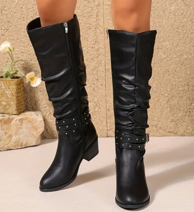 Nowa czarna buty zimowe damskie 40/41