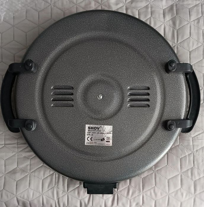 Elektryczna patelnia 38 cm SHOV EPP-38 z pokrywką