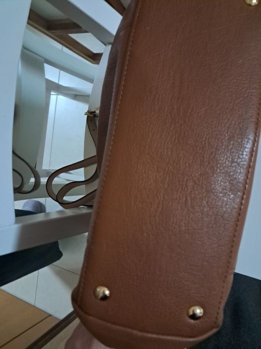 Mala de pele marca Michael kors