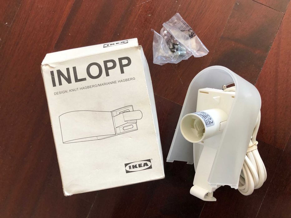 Candeeiro para interior armario / roupeiro INLOPP. NOVO na caixa.