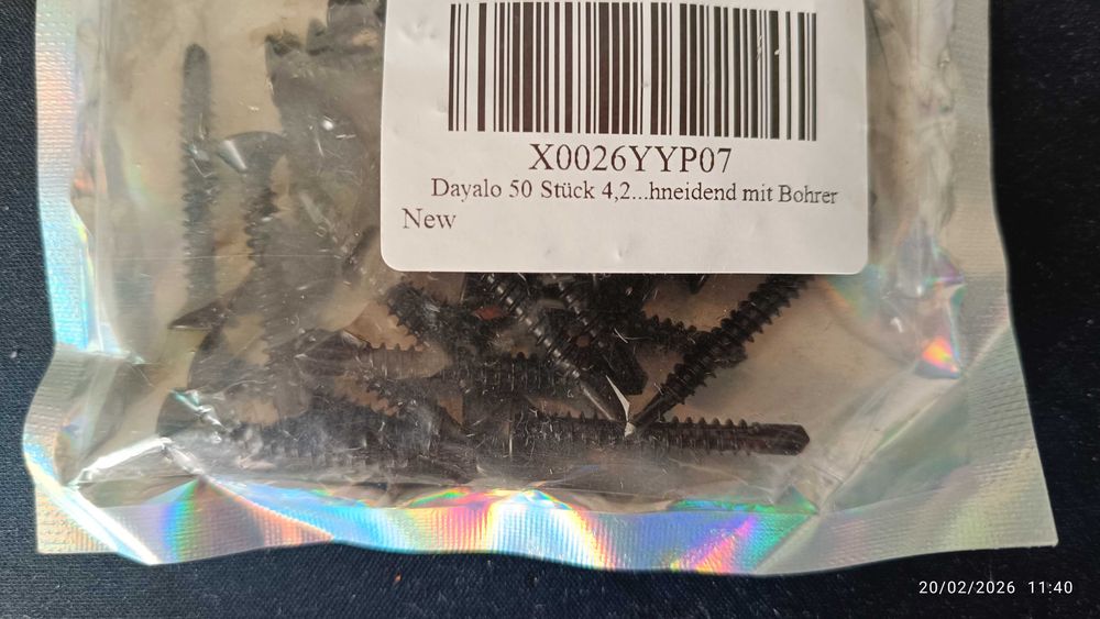 Parafusos autoperfurantes Dayalo