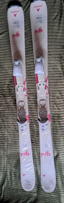 Narty juniorskie Dynastar legend girl 122 cm z wiązaniami