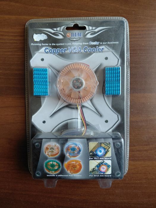 Медный кулер для видеокамера Titan.