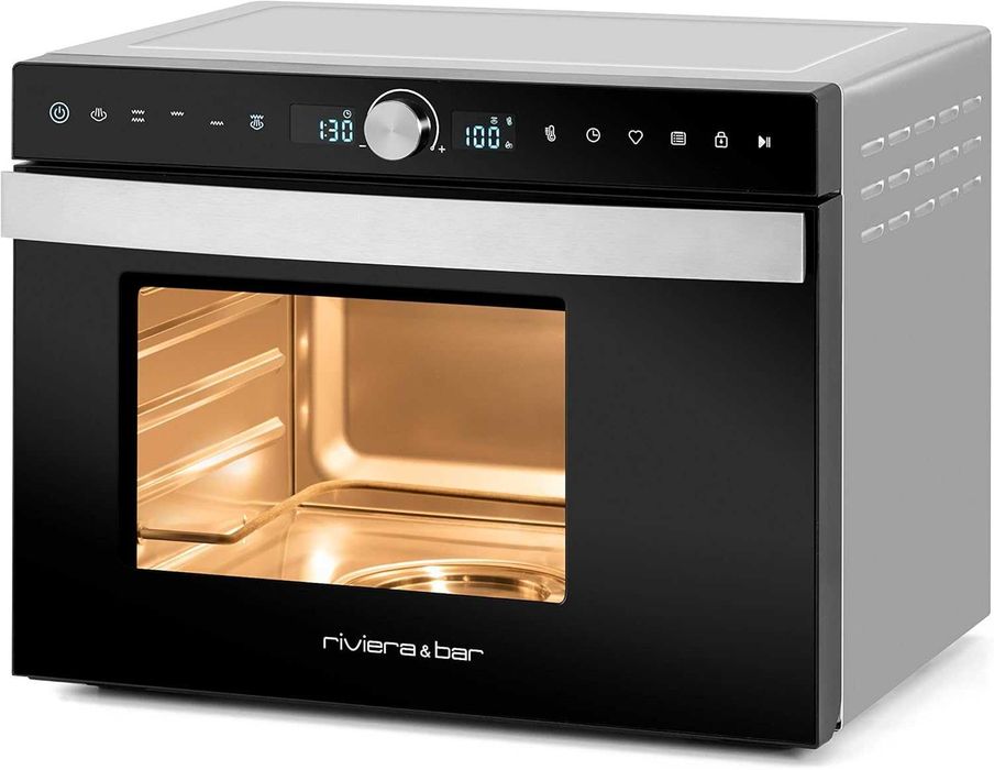 Mini-Forno combinado a vapor 26L compacto Riviera-et-Bar QFV260 Usado poucas vezes €499