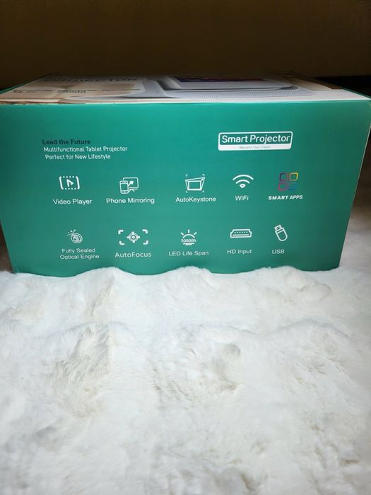 Inteligentny Projektor 2w1 z Ekranem Dotykowym