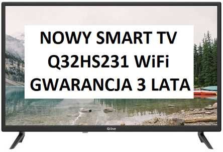 Nowy SMART TV Q32HS231 WiFi Netflix YouTube DVB-T2
