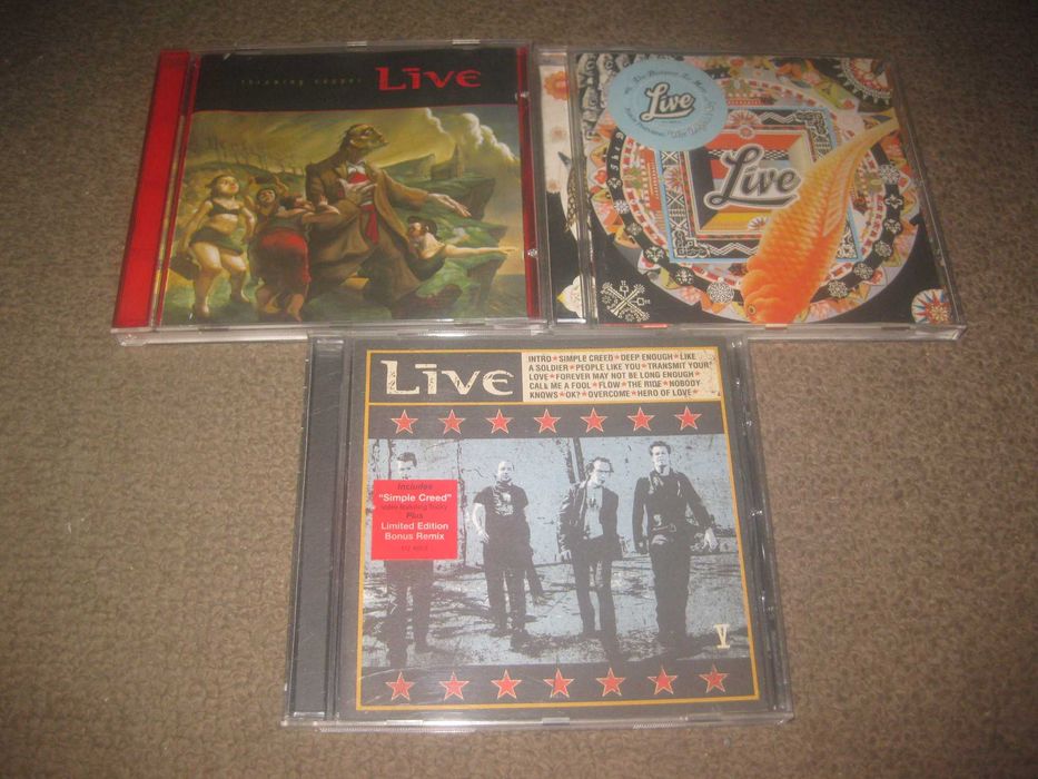 2 CDs dos "Live" Portes Grátis!