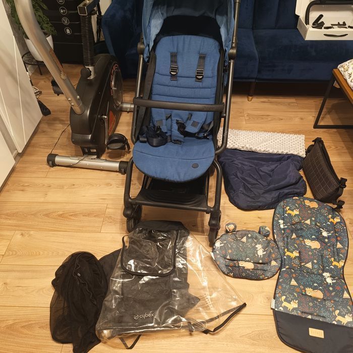 wózek spacerówka cybex eezy s+2 cały zestaw