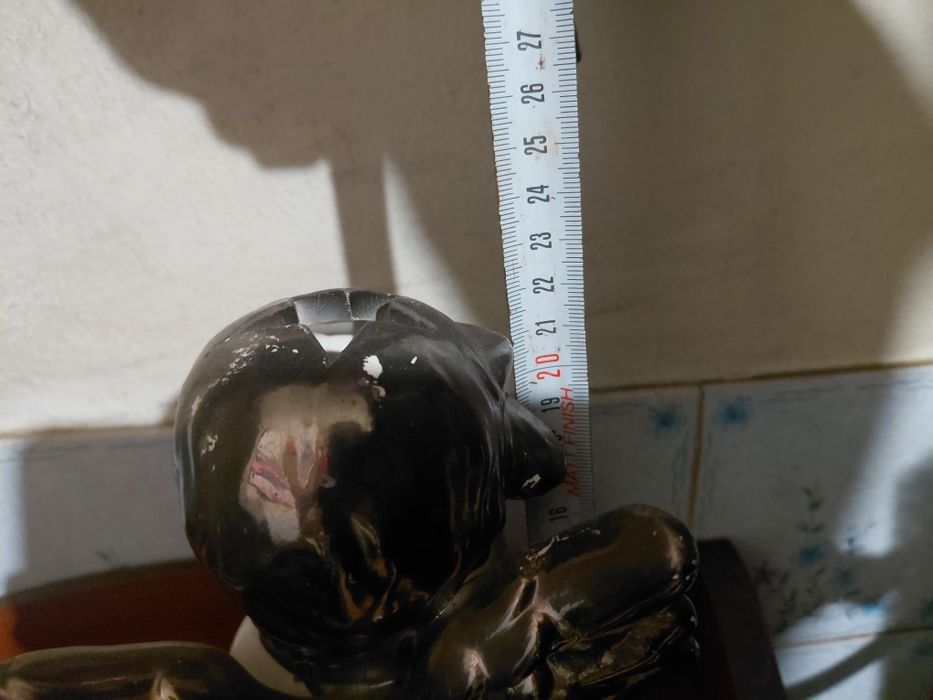 Anjo antigo porta velas para restauro 4€