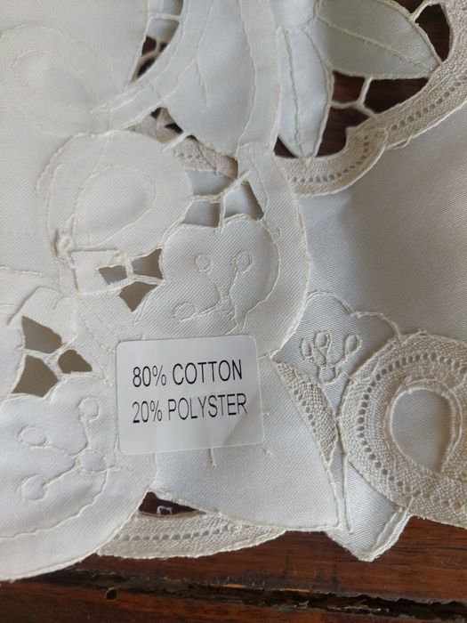 4 napperons em tom pérola