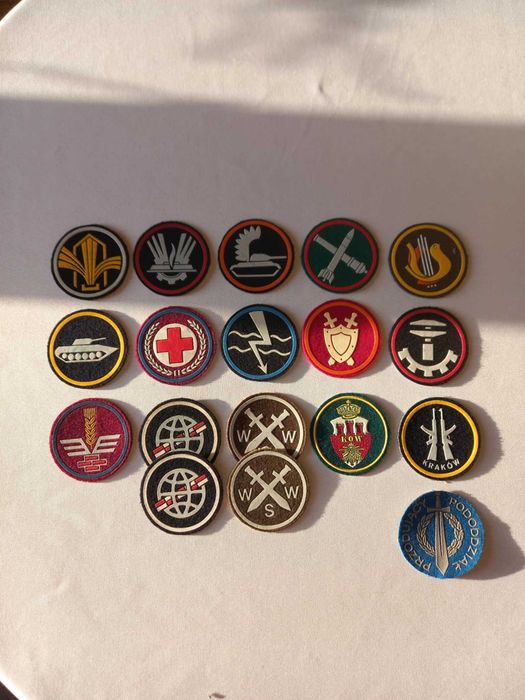 Naszywki wojskowe specjalności LWP PRL