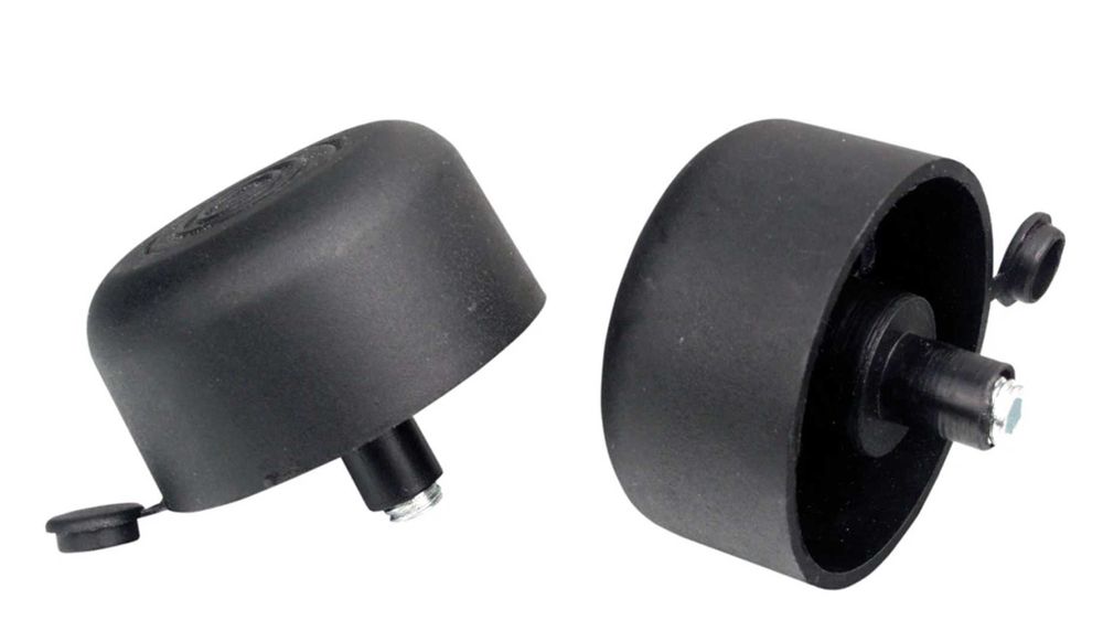 Набір 5 шт ніжка меблева з регулюванням, d=49мм, h=27мм