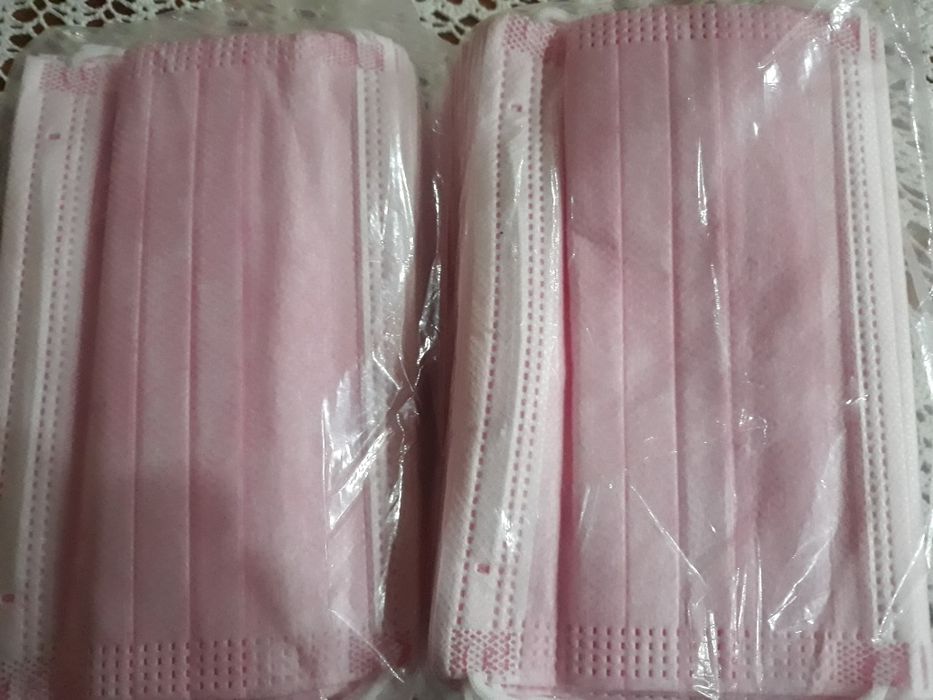 Vendo mascaras descartáveis criança rosa