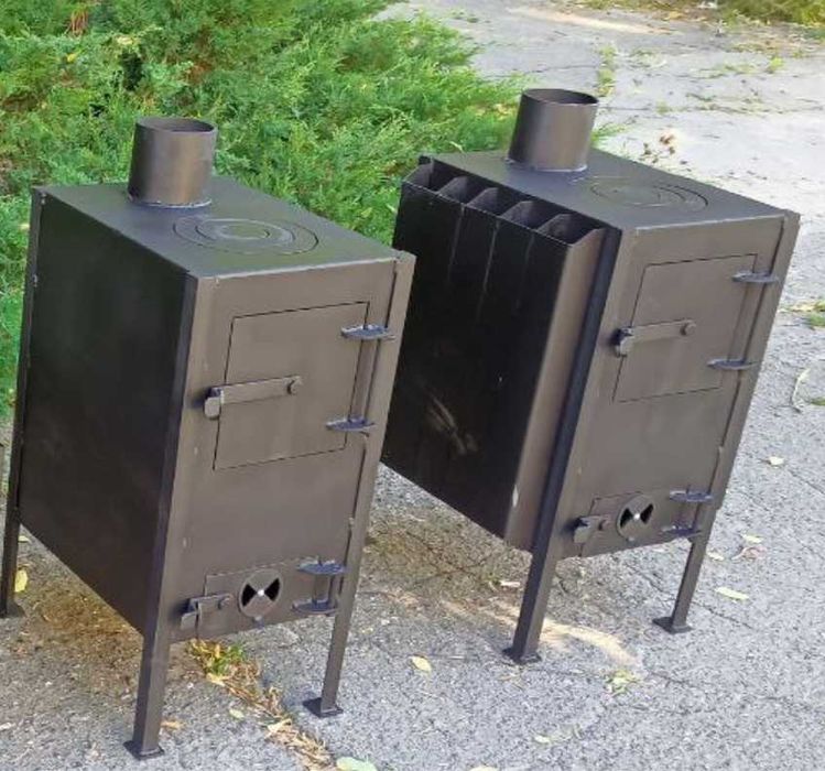 Бліндажна піч буржуйка пічка печь с турбиной окопная печка буржуйка