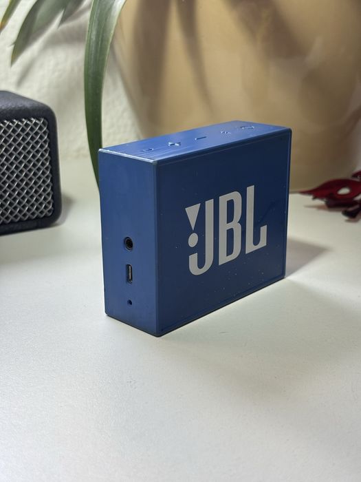 Coluna portátil JBL GO Bluetooth azul