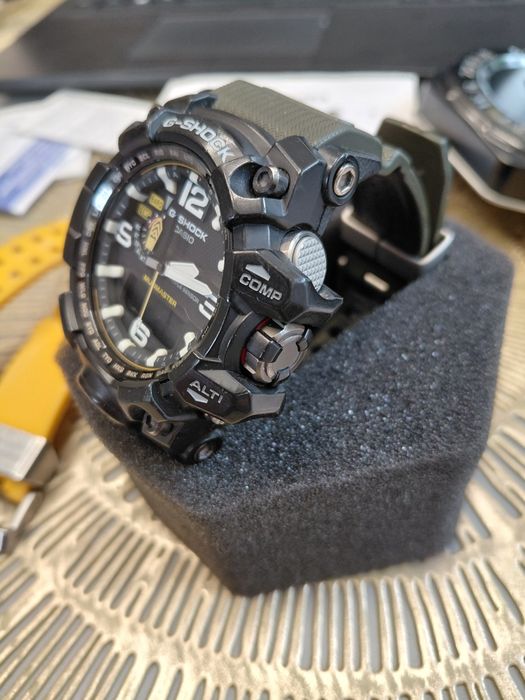 Casio gwg1000 zielony i zolty pasek