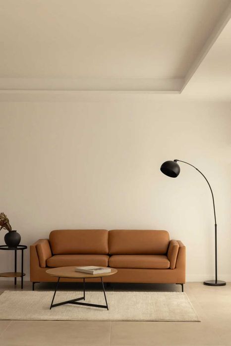 Sofá de 2 lugares em couro sintético NOVO