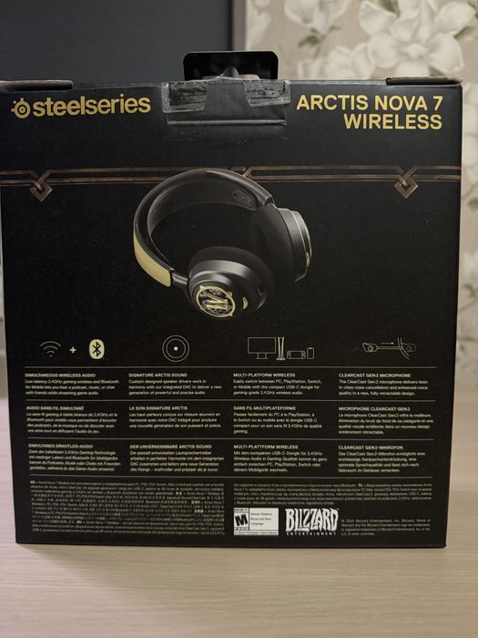 Навушники SteelSeries Arctis Nova 7 Wireless World of Warcraft Edition — ЛІМІТОВАНА СЕРІЯ