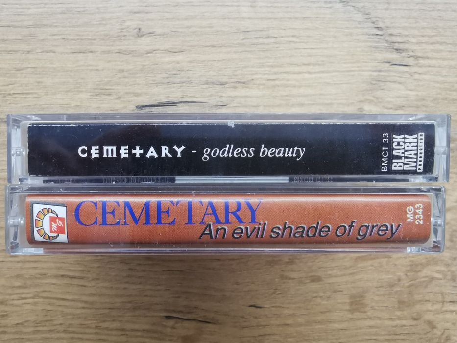 Cemetary – 2 kasety magnetofon(An Evil Shade of Grey, Godless Beauty)