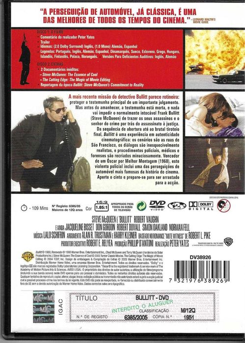 Bullitt (edição especial 2 DVD) (1968)