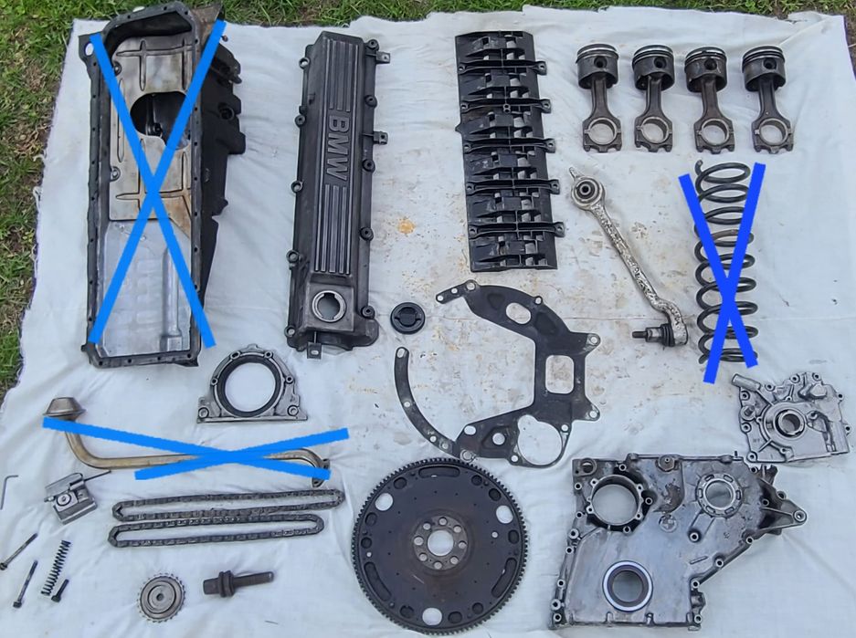 Двигатель m51 2.5 tds запчасти