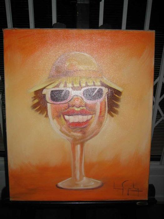 Pinturas a óleo «Bebidas Típicas», de Xavier Lemos Godoy