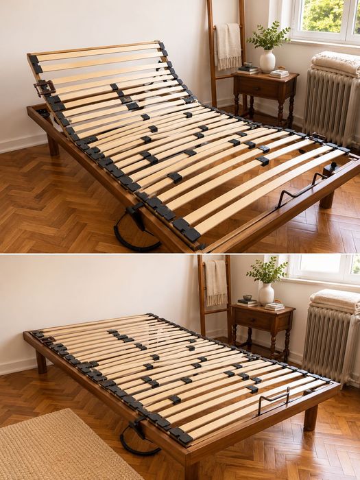 Cama articulada elétrica com colchão em muito bom estado