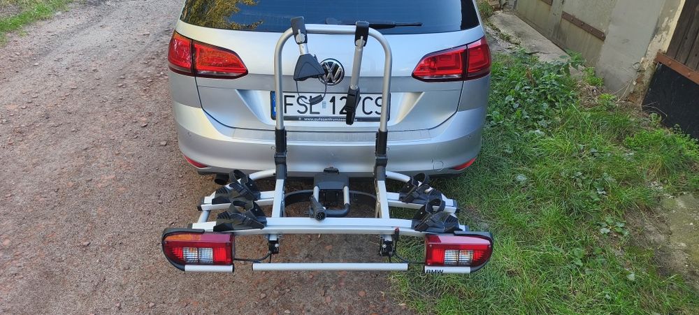 Oryginalny Bagażnik uchwyt na  Rowerowy BMW na Hak | Uchylny odchylany | Komplet