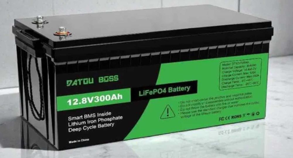 Літій-залізофосфатний акумулятор LiFePO4 12.8В 300Ah DATOU BOSS BMS