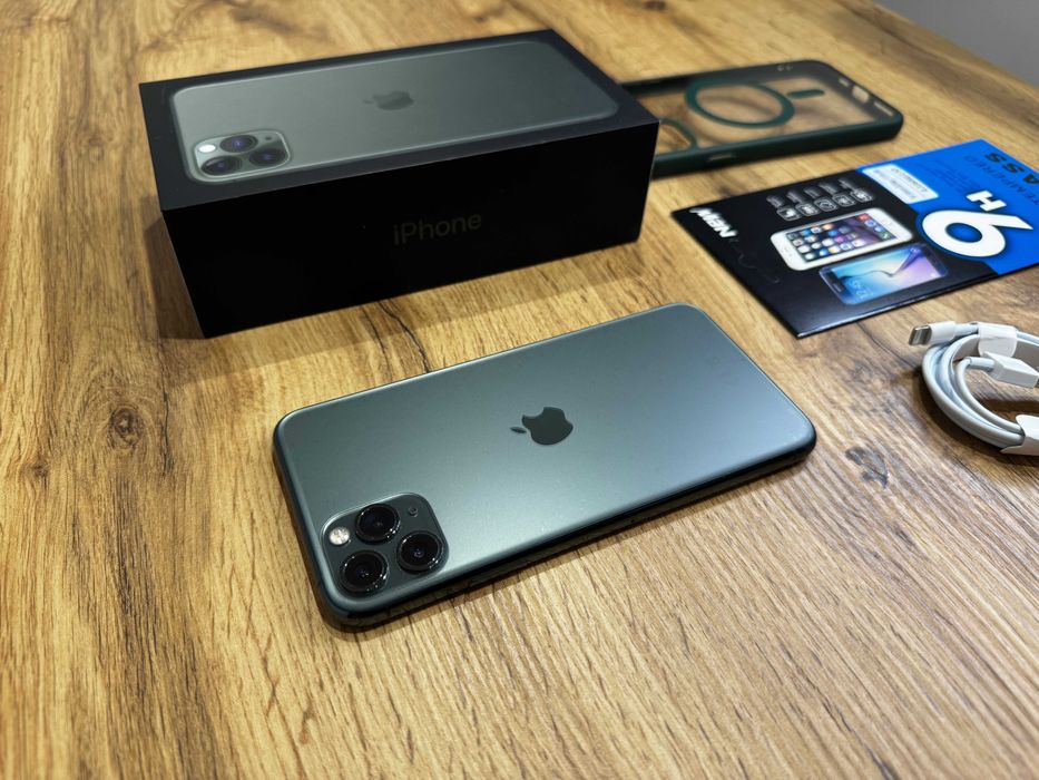 Okazja! Iphone 11 Pro Max Zielony! Kondycja Bat 100% Super Stan!