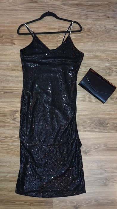 Sukienka imprezowa,  sylwestrowa Reserved r.38+gratis  torebka 
T