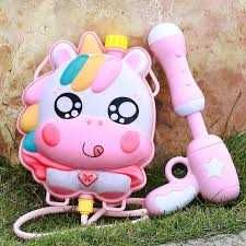 Водяний дитячий пістолет бластер з наплічним рюкзаком балоном 2л