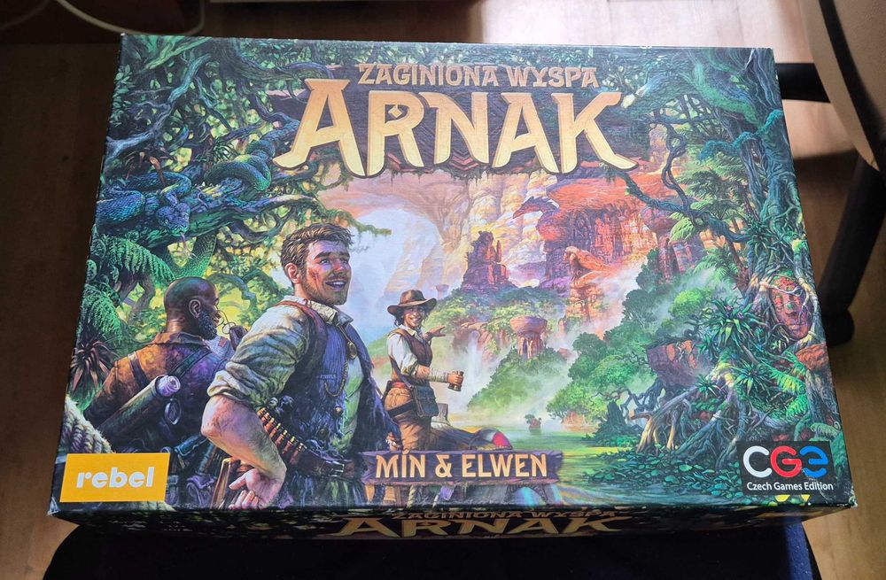 Zaginiona Wyspa Arnak + Insert + Koszulki Premium - Stan Bardzo Dobry!