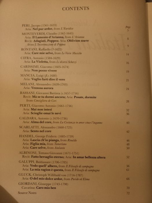 Włoskie arie operowe na głos wysoki, sopran. Nuty