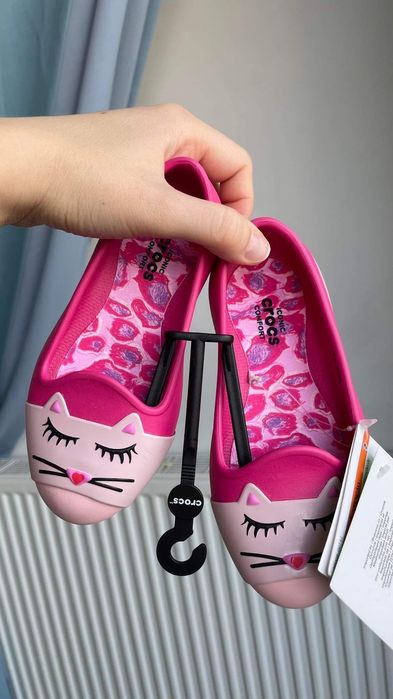 Crocs baleriny różowe eve animal candy pink C9 25-26