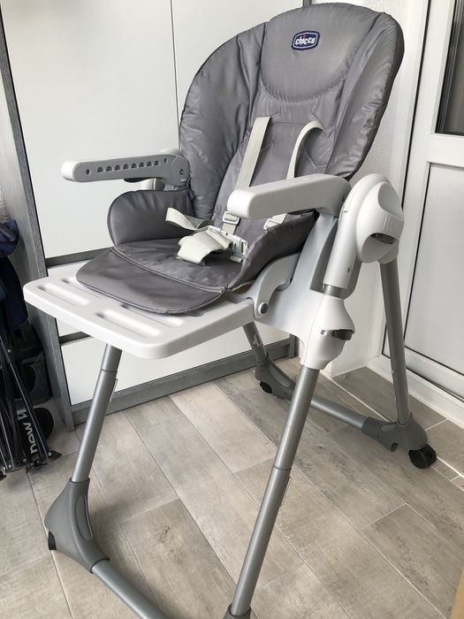 Стільчик для годування Chicco Polly Easy Grey Melange