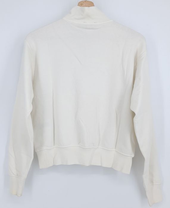 Bluza biała z zamkiem pod szyją logo Polo Ralph Lauren XXS