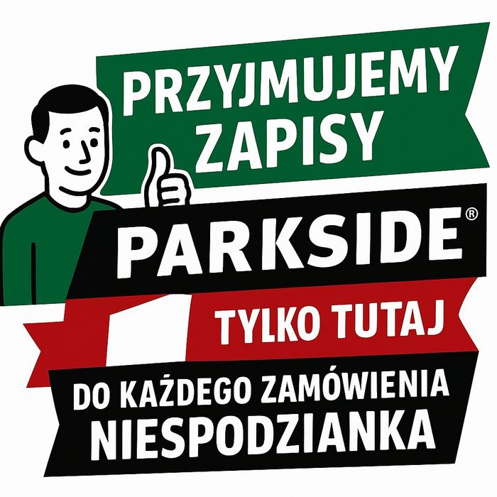 Kątowa szlifierka Parkside X20V, nowa, bez akumulatora i ładowarki.