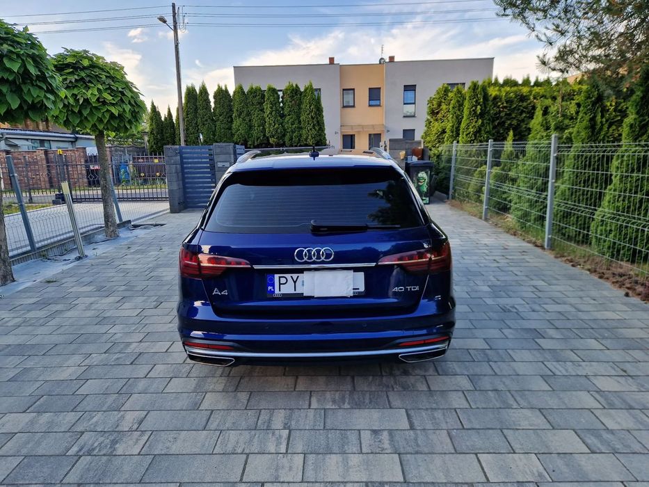 Audi A4 Avant Audi A4 B9 40TDI mHEV 204Km, Matrix, Virtual cockpit, hak, masaże