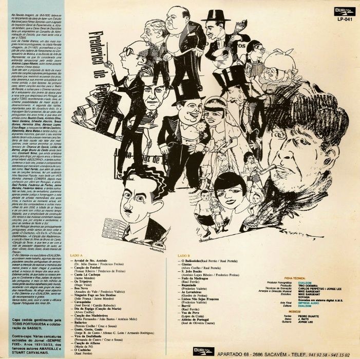 Disco de Vinil (LP) Trio Odemira - Música popular portuguesa anos 30